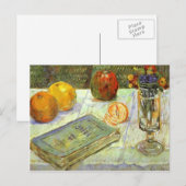 Paul Signac- Stilleven met boek Briefkaart (Voorkant / Achterkant)