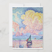 Paul Signac - The Pink Cloud, Antibes, 1916 Kaart (Voorkant)