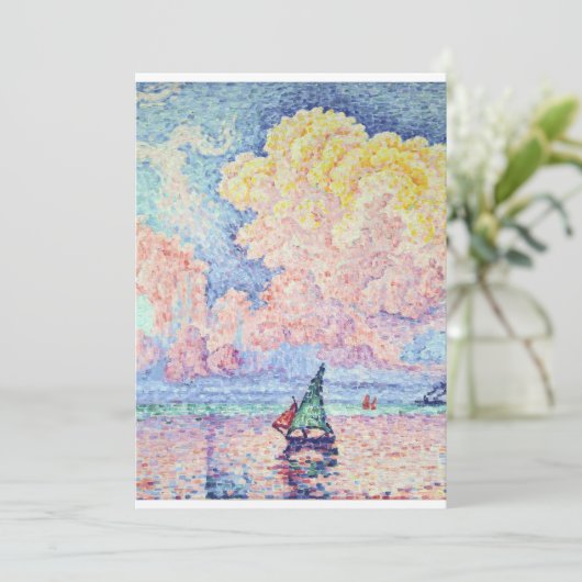 Paul Signac - The Pink Cloud, Antibes, 1916 Kaart (Staand voorkant)