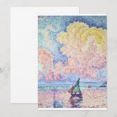 Paul Signac - The Pink Cloud, Antibes, 1916 Kaart (Voorkant / Achterkant)