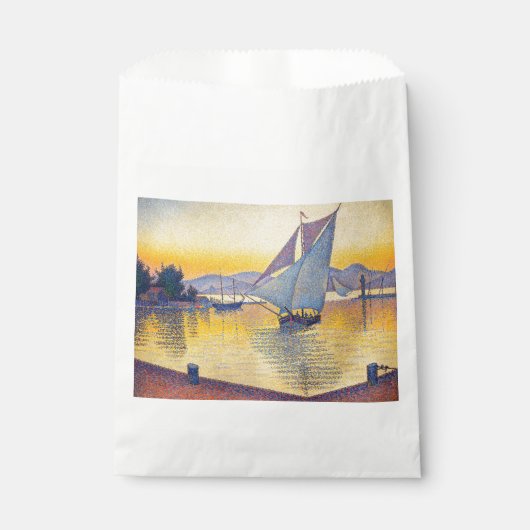 Paul Signac - The Port at Sunset, Opus 236 Bedankzakje (Voorkant)