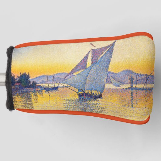 Paul Signac - The Port at Sunset, Opus 236 Golfheadcover (Voorkant)