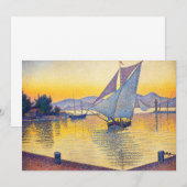 Paul Signac - The Port at Sunset, Opus 236 Kaart (Voorkant / Achterkant)