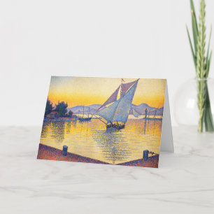 Paul Signac - The Port at Sunset, Opus 236 Kaart