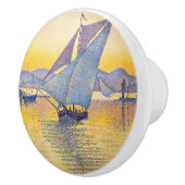 Paul Signac - The Port at Sunset, Opus 236 Keramische Knop (Rechts)