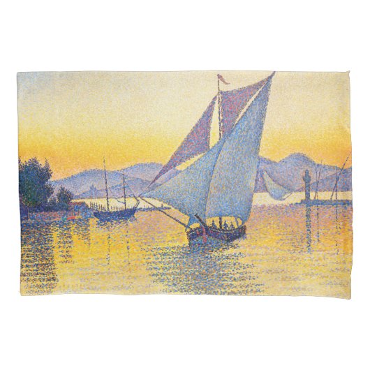Paul Signac - The Port at Sunset, Opus 236 Kussensloop (Voorkant)