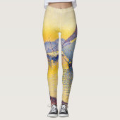 Paul Signac - The Port at Sunset, Opus 236 Leggings (Voorkant)