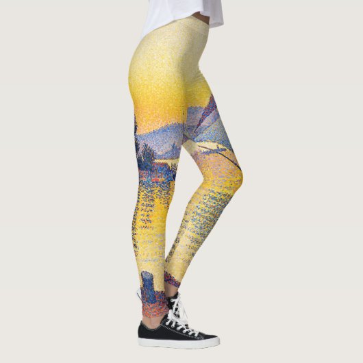 Paul Signac - The Port at Sunset, Opus 236 Leggings (Rechts)