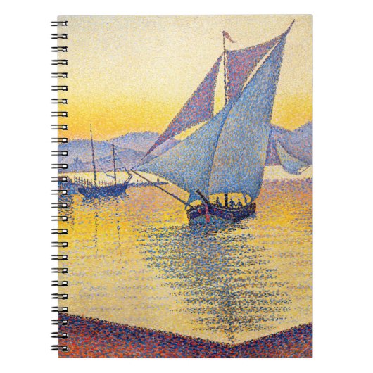 Paul Signac - The Port at Sunset, Opus 236 Notitieboek (Voorkant)