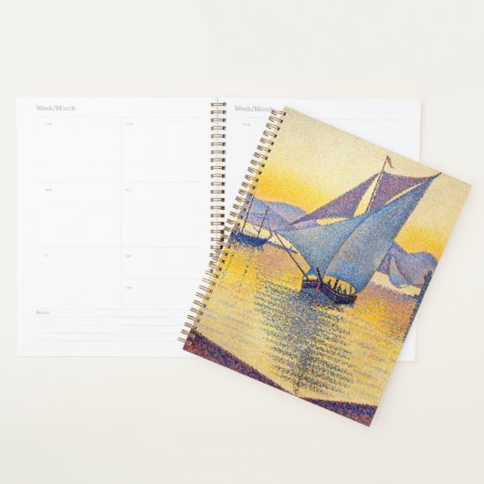 Paul Signac - The Port at Sunset, Opus 236 Planner (Display)