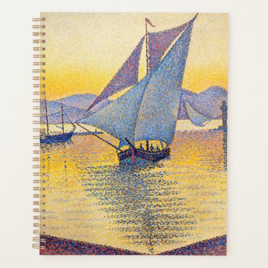 Paul Signac - The Port at Sunset, Opus 236 Planner (Voorkant)