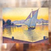 Paul Signac - The Port at Sunset, Opus 236 Raamsticker (Vel 2)