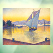 Paul Signac - The Port at Sunset, Opus 236 Raamsticker (Vel 3)