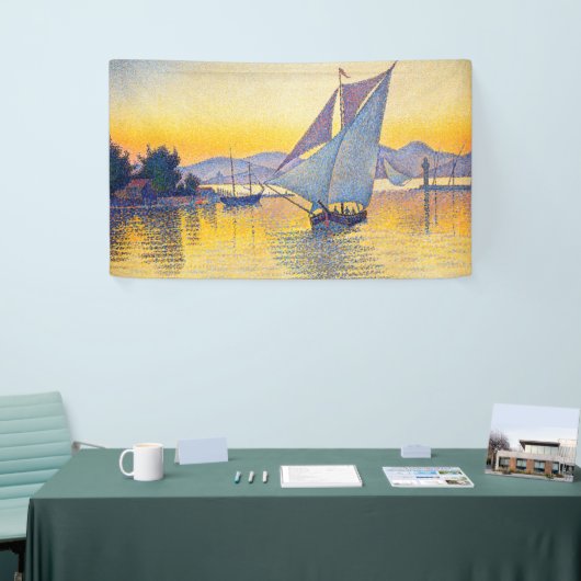 Paul Signac - The Port at Sunset, Opus 236 Spandoek (Beurs)