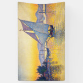 Paul Signac - The Port at Sunset, Opus 236 Spandoek (Verticaal)