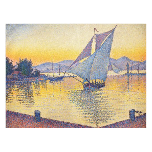 Paul Signac - The Port at Sunset, Opus 236 Tafelkleed (Voorkant (Horizontaal))