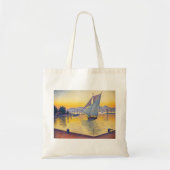 Paul Signac - The Port at Sunset, Opus 236 Tote Bag (Voorkant)