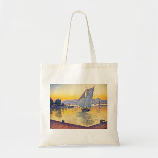 Paul Signac - The Port at Sunset, Opus 236 Tote Bag (Voorkant)