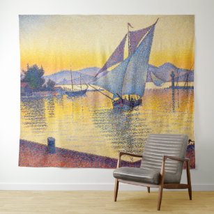 Paul Signac - The Port at Sunset, Opus 236 Wandkleed