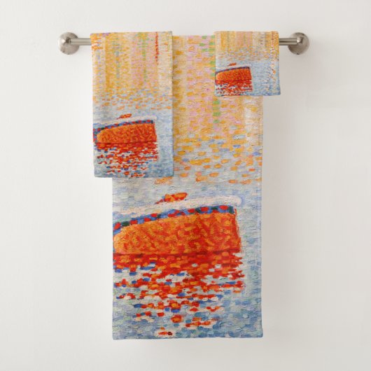 Paul Signac - The Red Buoy, Saint-Tropez Bad Handdoek (Insitu)