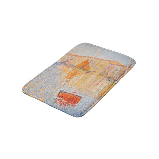 Paul Signac - The Red Buoy, Saint-Tropez Badmat (Gekanteld)