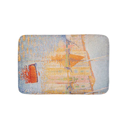 Paul Signac - The Red Buoy, Saint-Tropez Badmat (Voorkant)