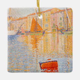 Paul Signac - The Red Buoy, Saint-Tropez Keramisch Ornament
