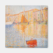 Paul Signac - The Red Buoy, Saint-Tropez Magneet (Voorkant)