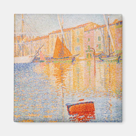 Paul Signac - The Red Buoy, Saint-Tropez Magneet (Voorkant)