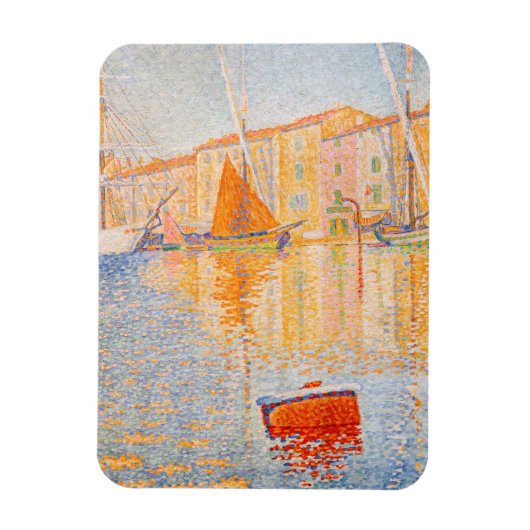 Paul Signac - The Red Buoy, Saint-Tropez Magneet (Verticaal)