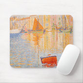 Paul Signac - The Red Buoy, Saint-Tropez Muismat (Met muis)