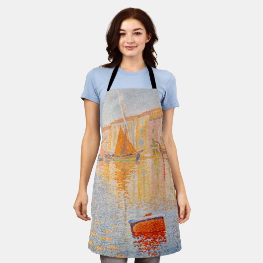 Paul Signac - The Red Buoy, Saint-Tropez Schort (Gedragen)