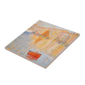 Paul Signac - The Red Buoy, Saint-Tropez Tegeltje (Zijkant)