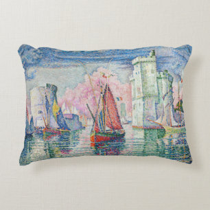 Paul Signac - Toegang tot de haven van La Rochelle Accent Kussen