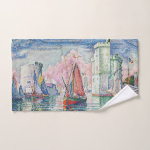 Paul Signac - Toegang tot de haven van La Rochelle Bad Handdoek
