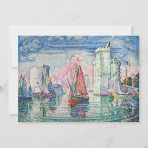 Paul Signac - Toegang tot de haven van La Rochelle Kaart