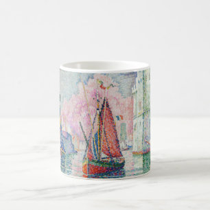 Paul Signac - Toegang tot de haven van La Rochelle Koffiemok