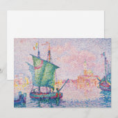 Paul Signac - Venetië, de roze wolk Bedankkaart (Voorkant / Achterkant)