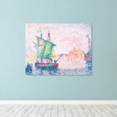 Paul Signac - Venetië, de roze wolk Canvas Afdruk (Insitu (Houten vloer))