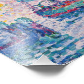 Paul Signac - Venetië, de roze wolk Foto Afdruk (Hoek)