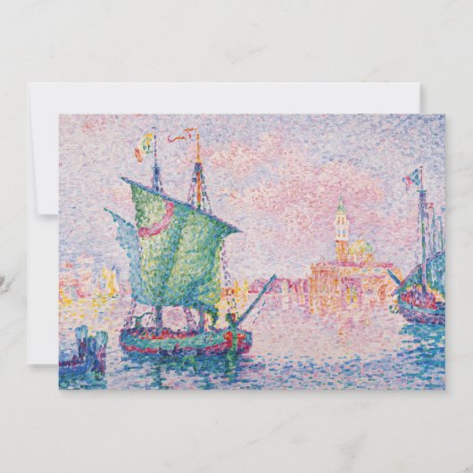 Paul Signac - Venetië, de roze wolk Kaart (Voorkant)