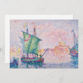 Paul Signac - Venetië, de roze wolk Kaart (Voorkant / Achterkant)