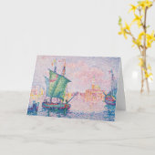 Paul Signac - Venetië, De Roze Wolk Kaart (Gele Bloem)