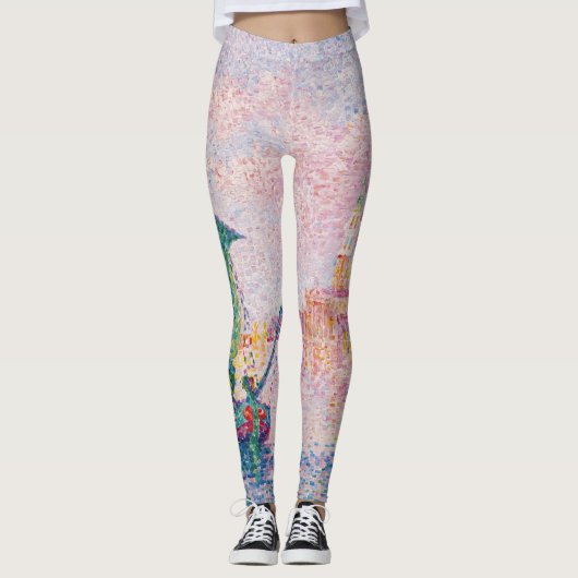 Paul Signac - Venetië, de roze wolk Leggings (Voorkant)