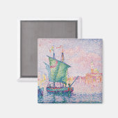 Paul Signac - Venetië, de roze wolk Magneet (Voorkant / Achterkant)
