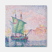 Paul Signac - Venetië, de roze wolk Magneet (Voorkant)