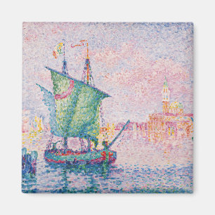Paul Signac - Venetië, de roze wolk Magneet
