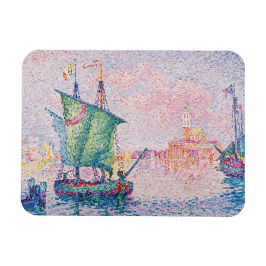 Paul Signac - Venetië, de roze wolk Magneet (Horizontaal)