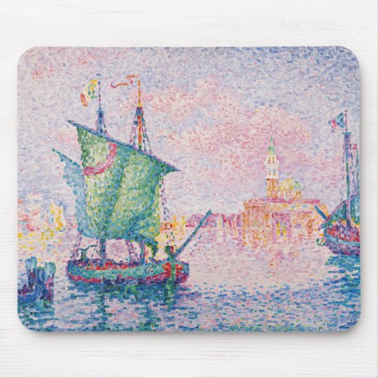 Paul Signac - Venetië, de roze wolk Muismat (Voorkant)