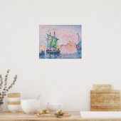 Paul Signac - Venetië, De Roze Wolk Poster (Keuken)